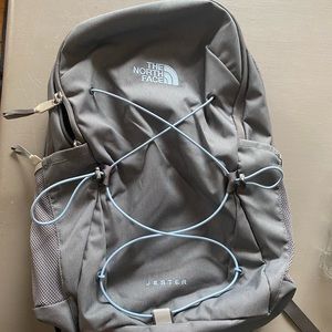 NWT The North Face Jester backpack gray and powder blue